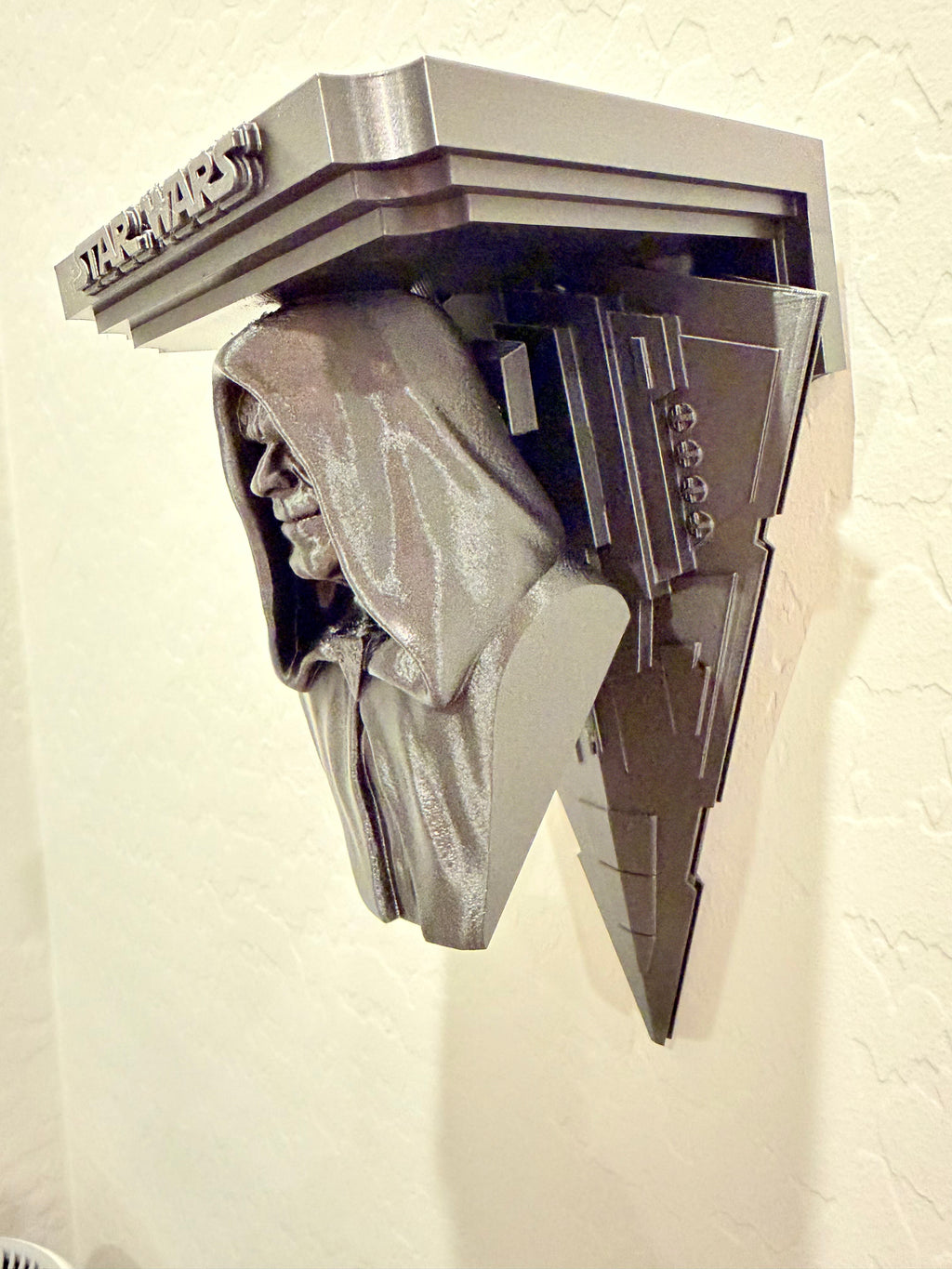 Star Wars - Darth Sidious Start Destroyer Like Floating Wall Shelf Decor Collectible