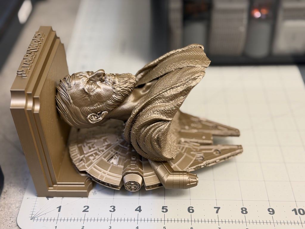 Star Wars - Old Obi-Wan Kenobi Millennium Falcon Like Floating Wall Shelf Decor Collectible