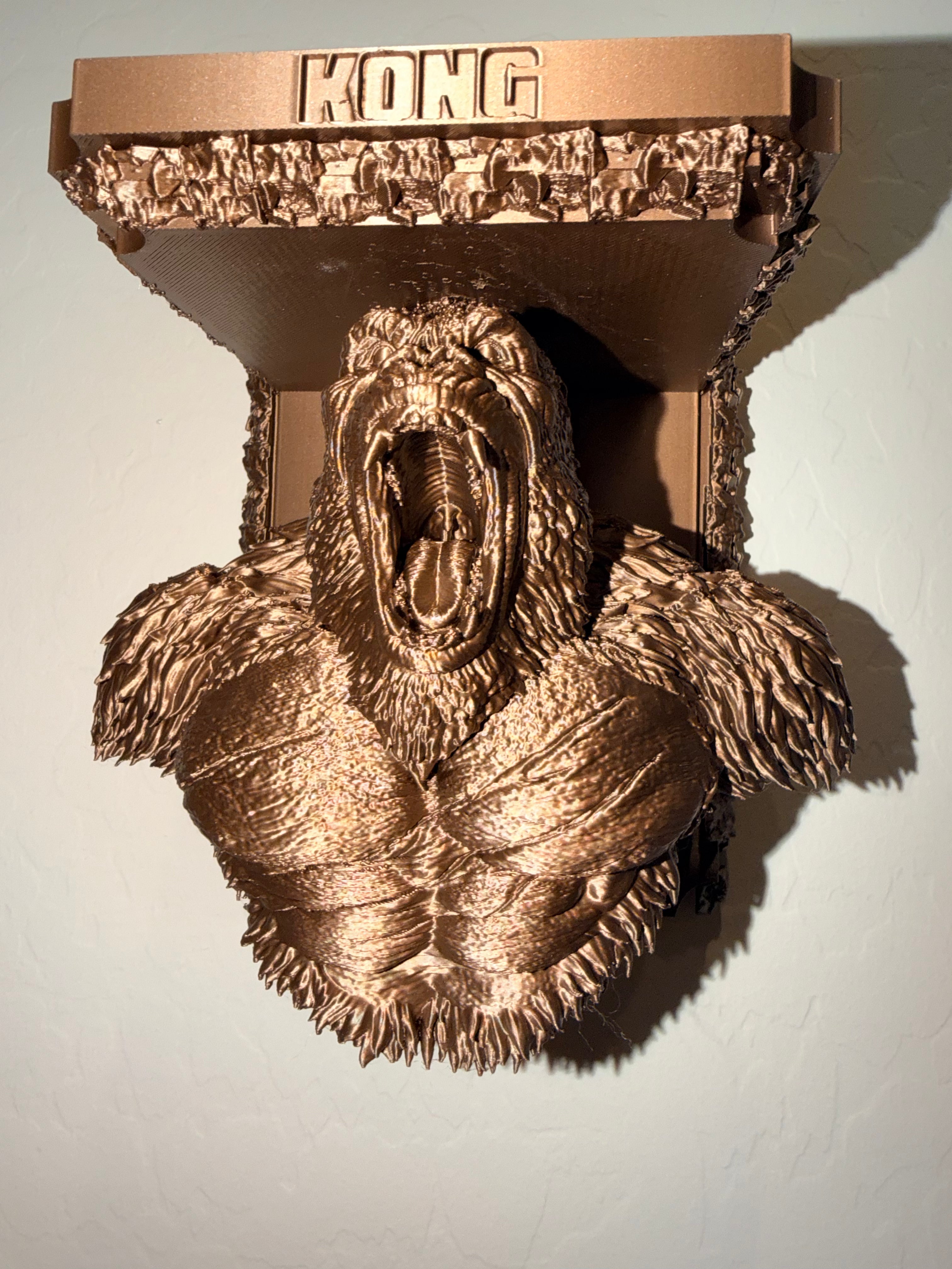 Godzilla vs King Kong Like Floating Wall Shelf Collectible Decor - Multiple Colors