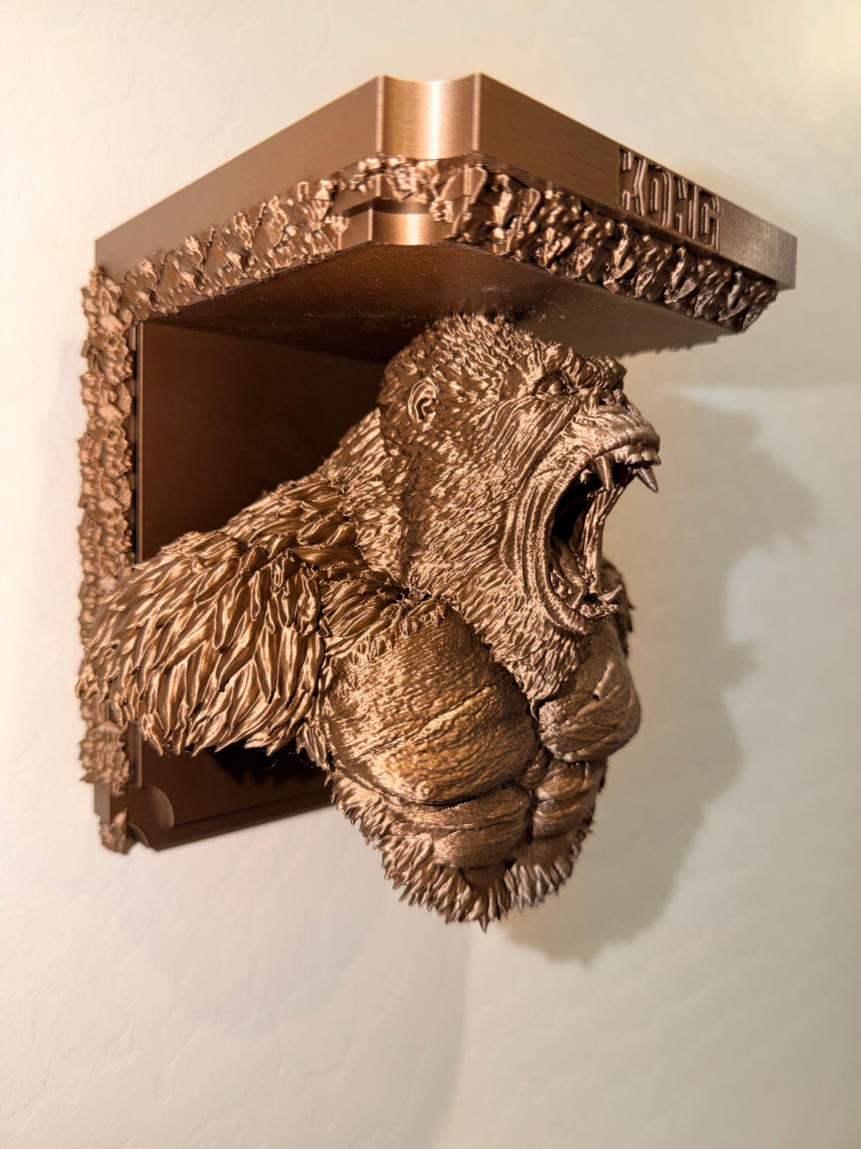 Godzilla vs King Kong Like Floating Wall Shelf Collectible Decor - Multiple Colors