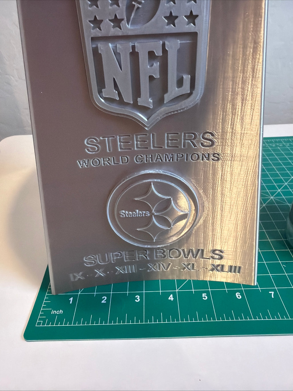 Custom 20 inch Lombardi Trophy Pittsburgh Steelers - ALL Superbowls