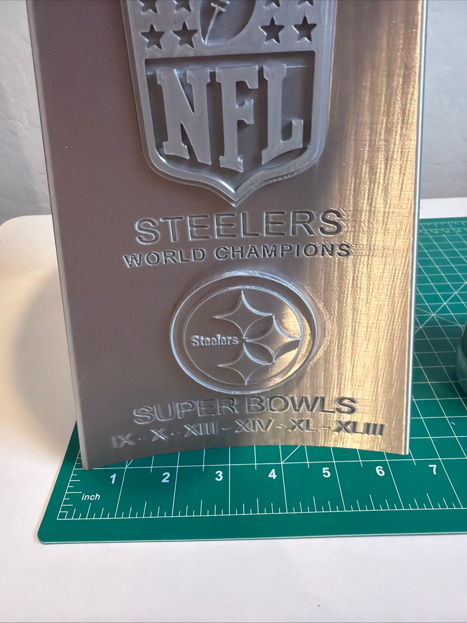 Custom 20 inch Lombardi Trophy Pittsburgh Steelers - ALL Superbowls