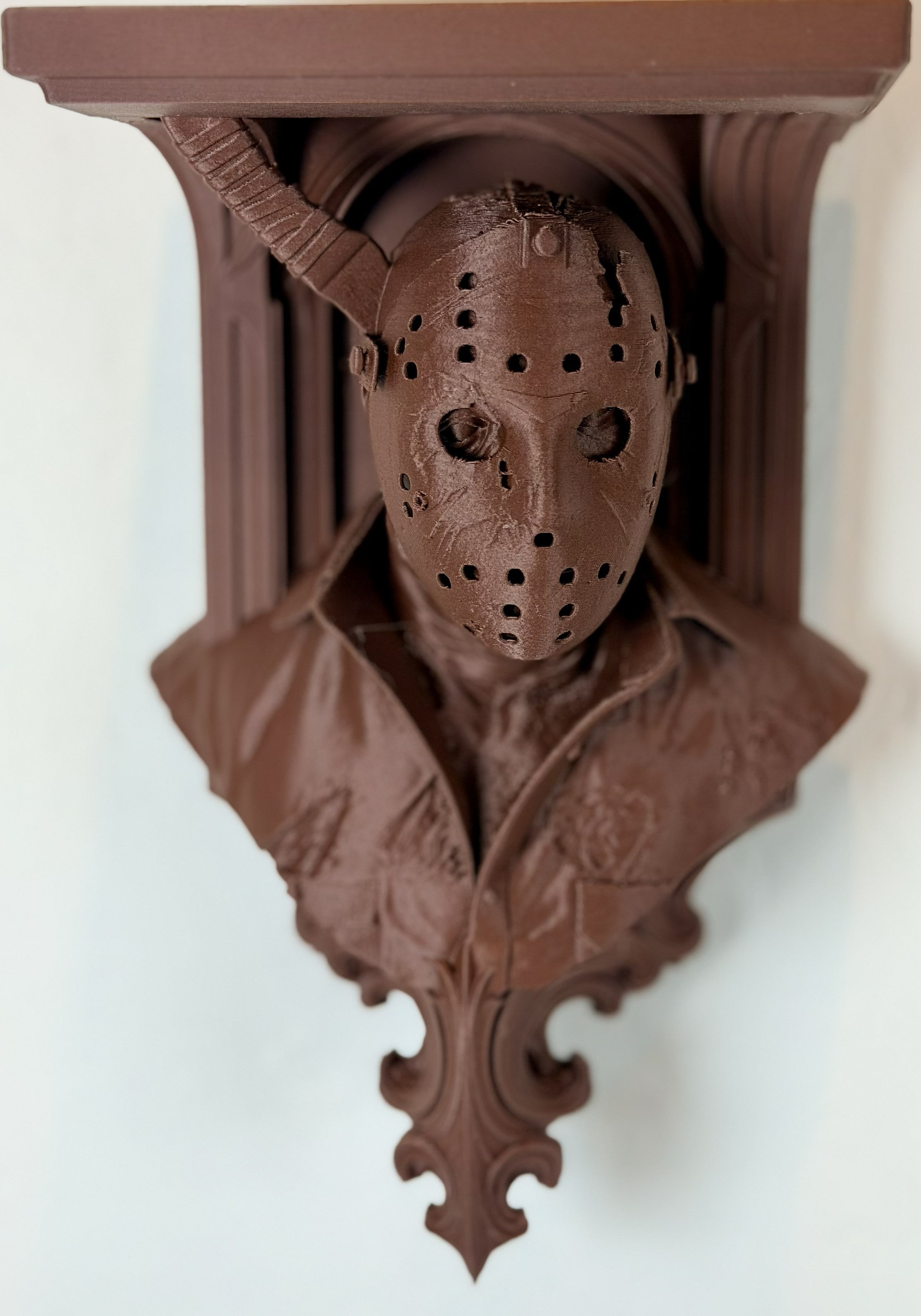 Horror 4 Piece Killer Bundle Jason, Freddy, Ghost, Mike 6x5x9 Wall Shelf Collectible