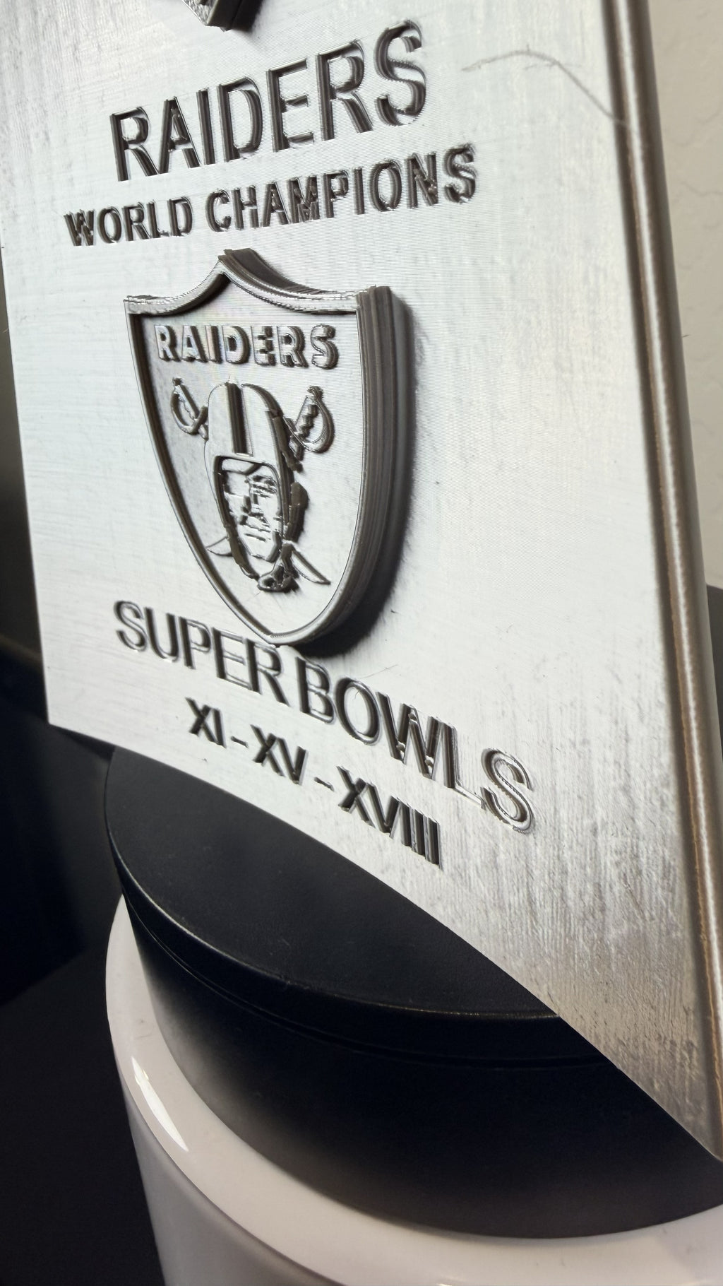 Custom 20 inch Lombardi Trophy Las Vegas Raiders - ALL Superbowls