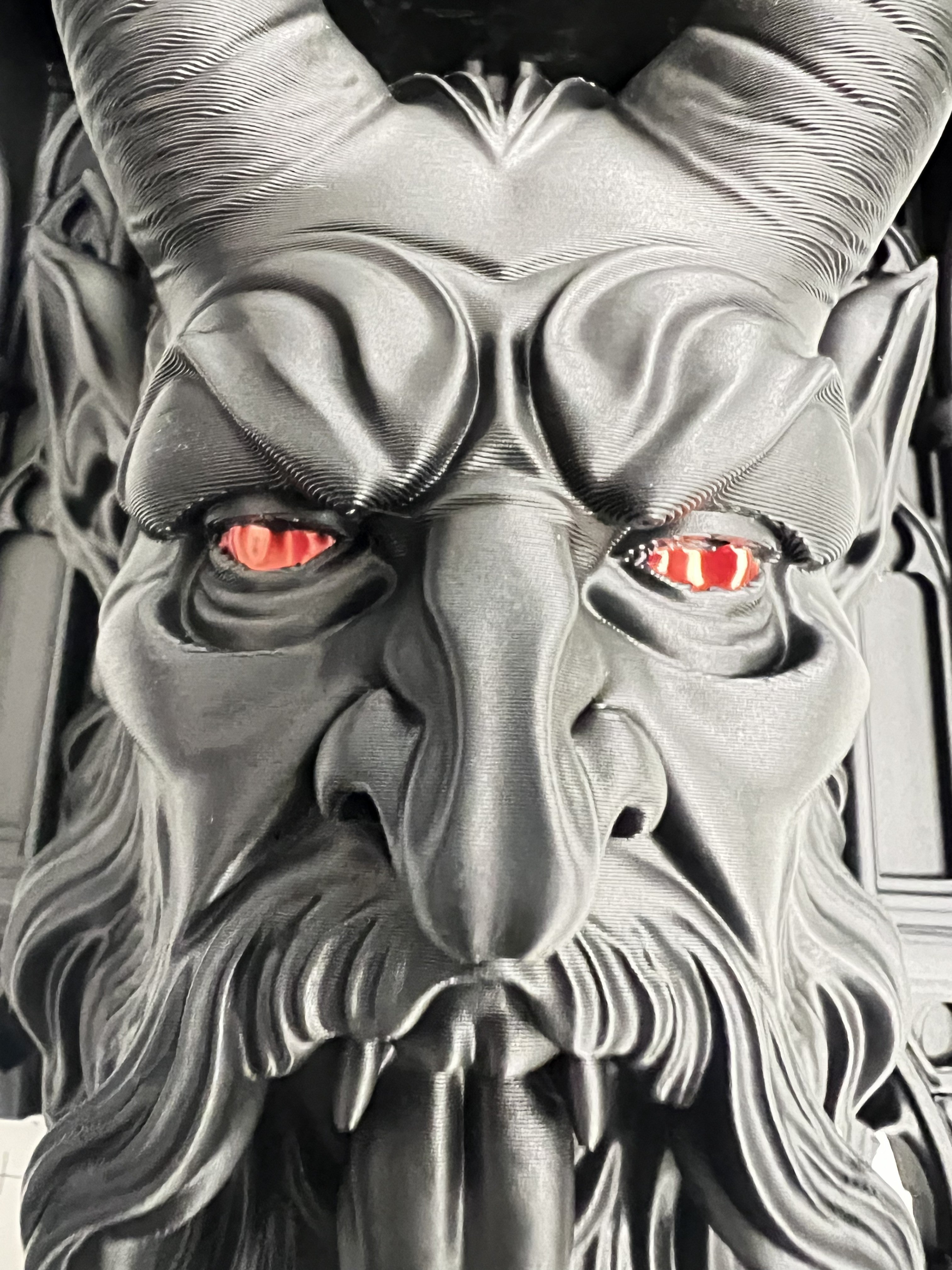 Horror Mythical Krampus 9" 6x5 Top Floating Wall Shelf Collectible