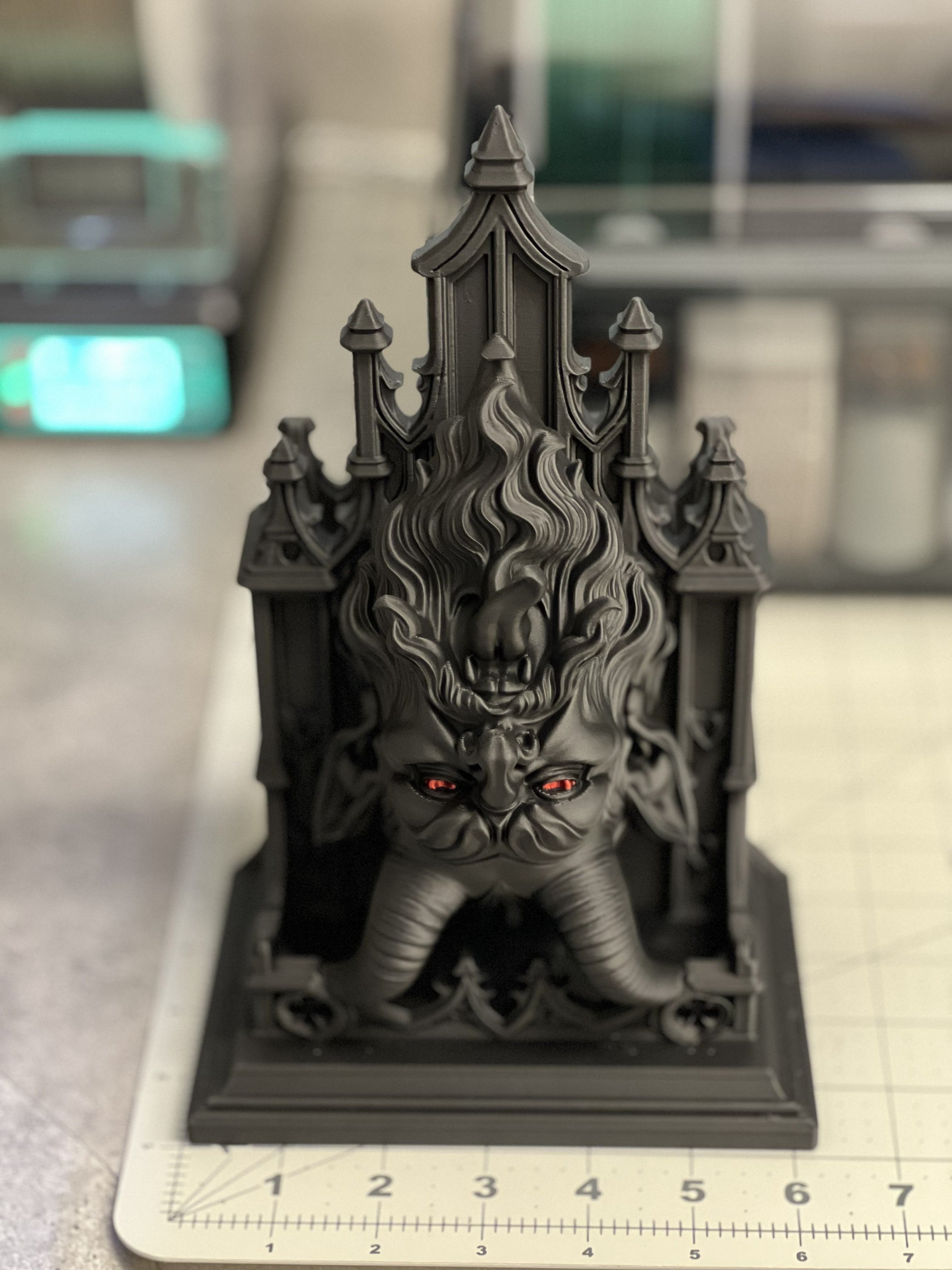 Horror Mythical Krampus 9" 6x5 Top Floating Wall Shelf Collectible