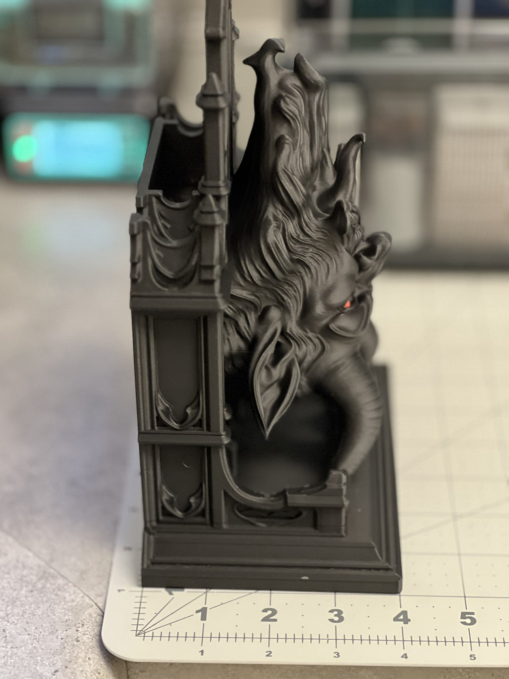 Horror Mythical Krampus 9" 6x5 Top Floating Wall Shelf Collectible