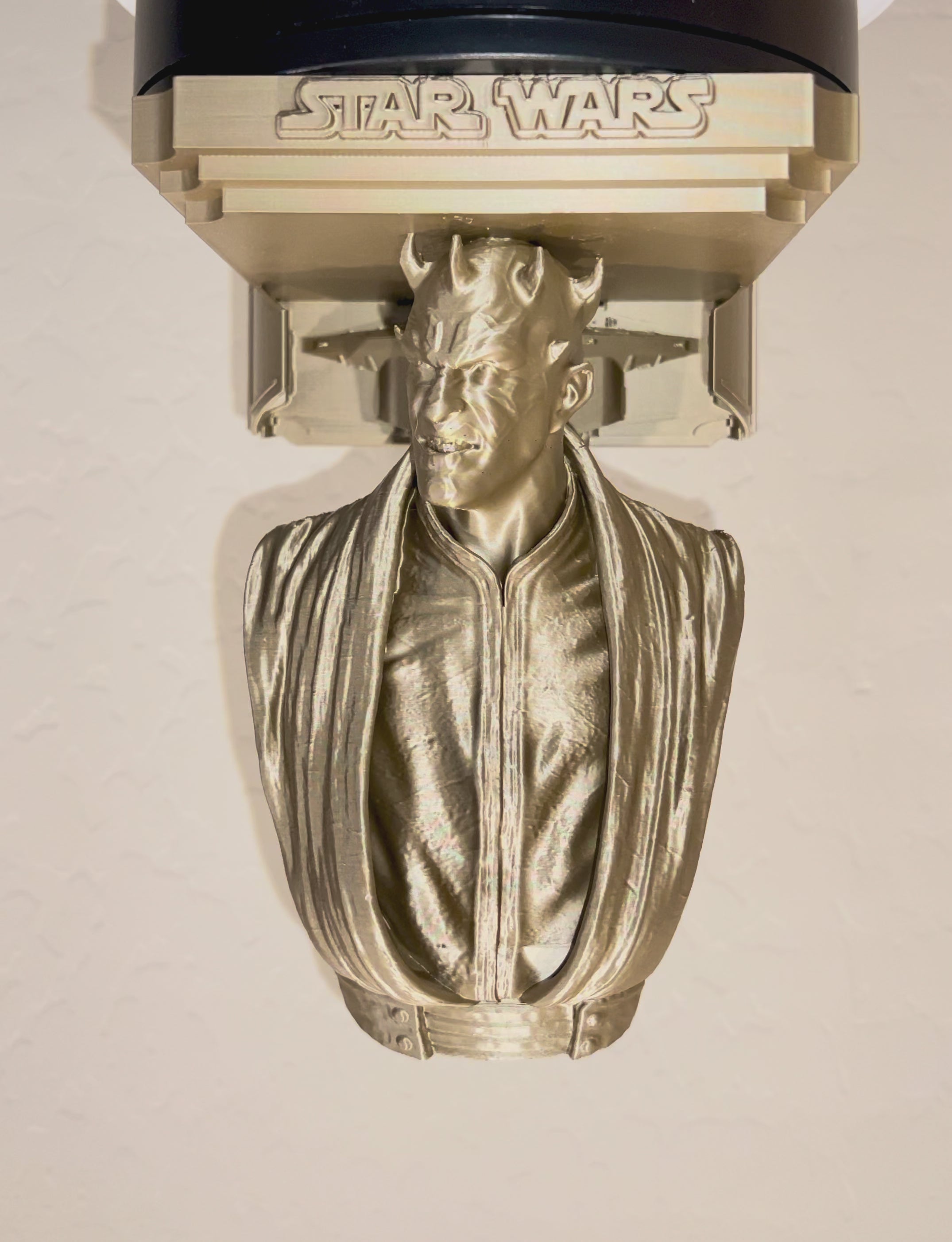 Star Wars - Darth Maul Scimitar Like Floating Wall Shelf Decor Collectible - Multiple Colors