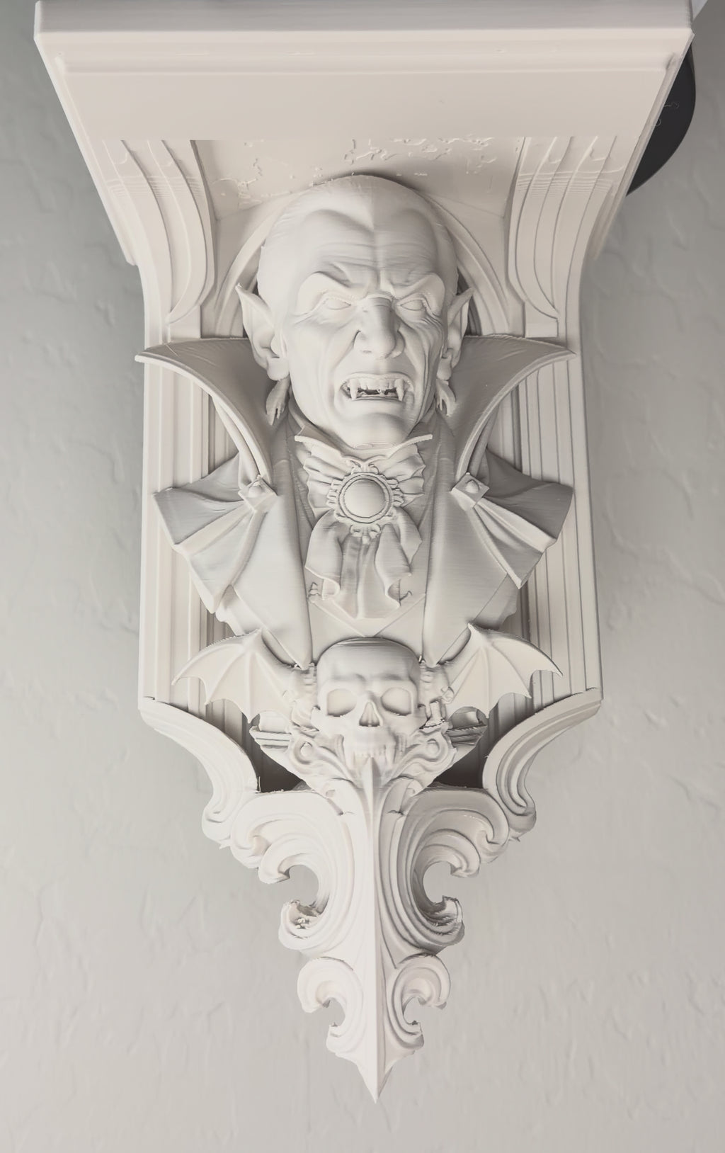Horror Classic Count Dracula Vampire 6x5 Top Floating Wall Shelf Collectible