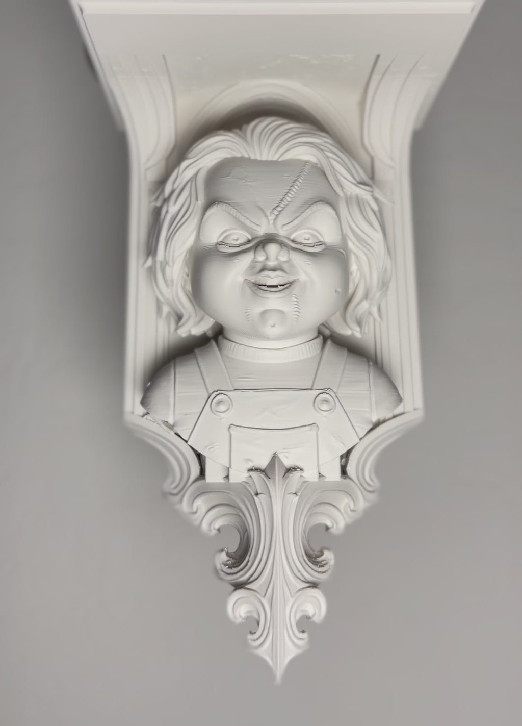 Horror Chucky 6x5 Top Floating Wall Shelf Collectible