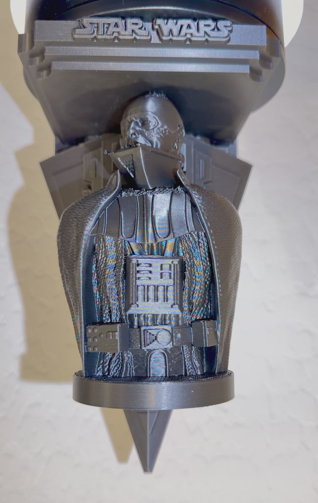 Star Wars - Darth Vader Unmasked - Star Destroyer Like Floating Wall Shelf Collectible