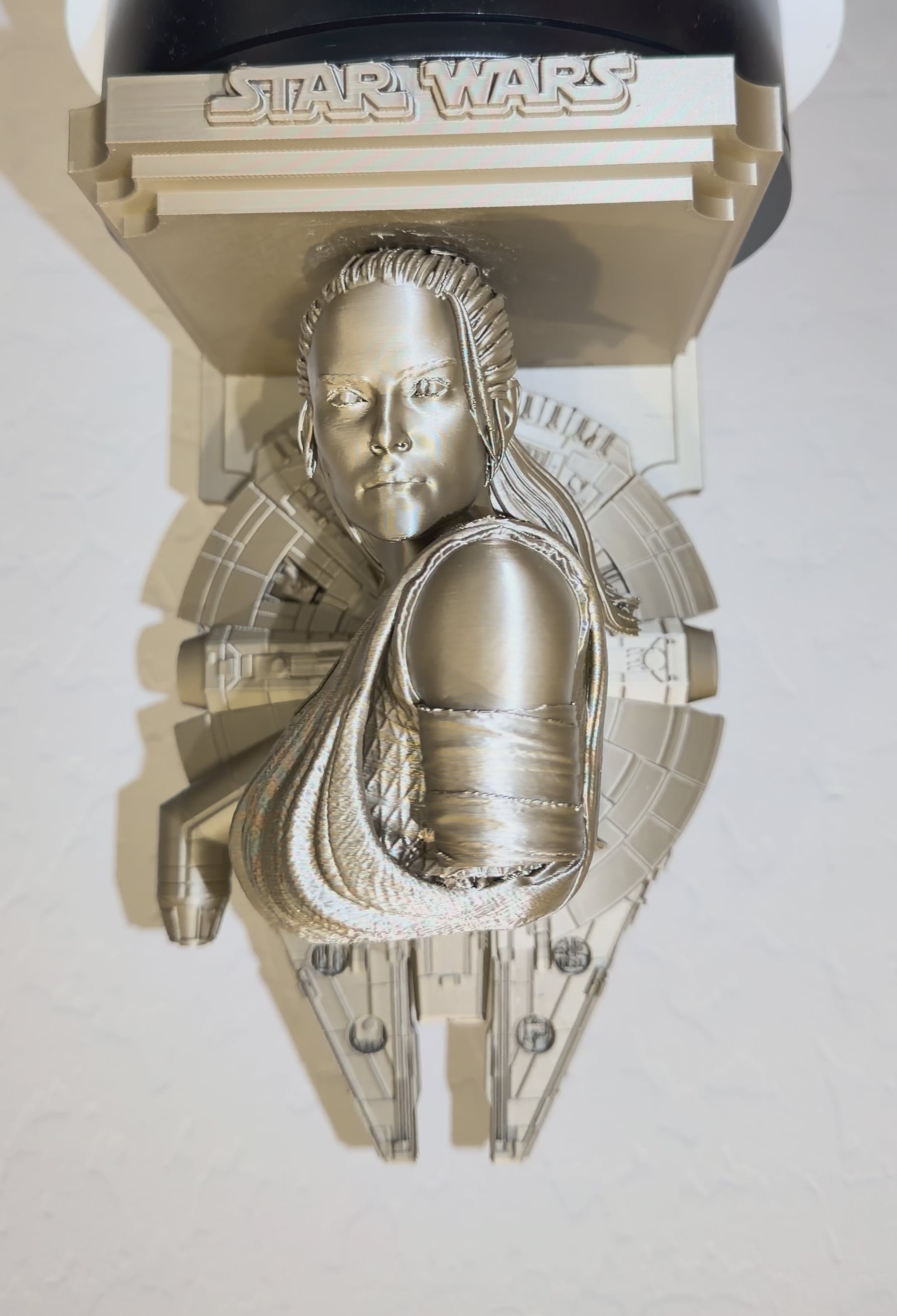 Star Wars - Rey Millenium Falcon Like Floating Wall Shelf Decor Collectible