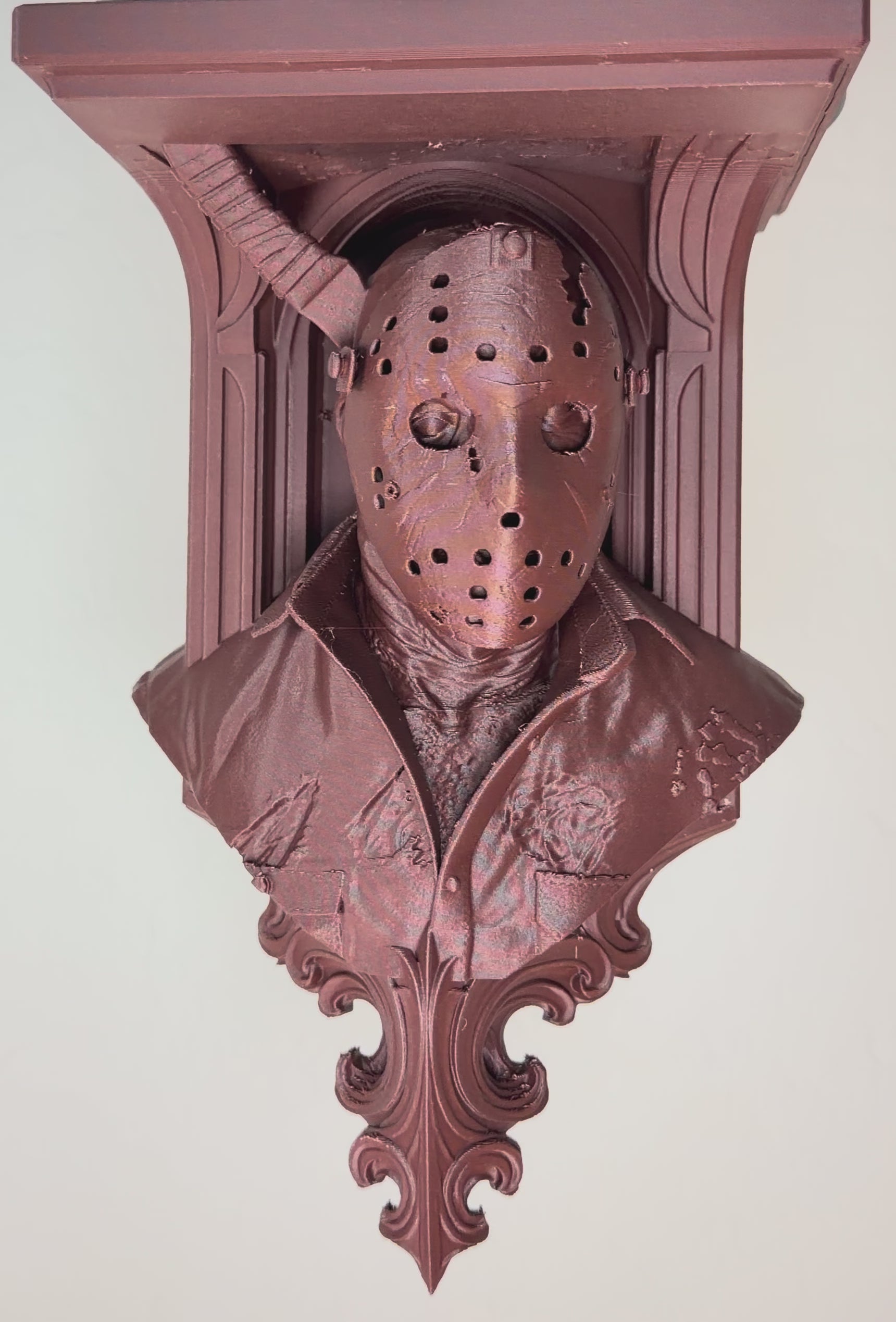 Horror 4 Piece Killer Bundle Jason, Freddy, Ghost, Mike 6x5x9 Wall Shelf Collectible