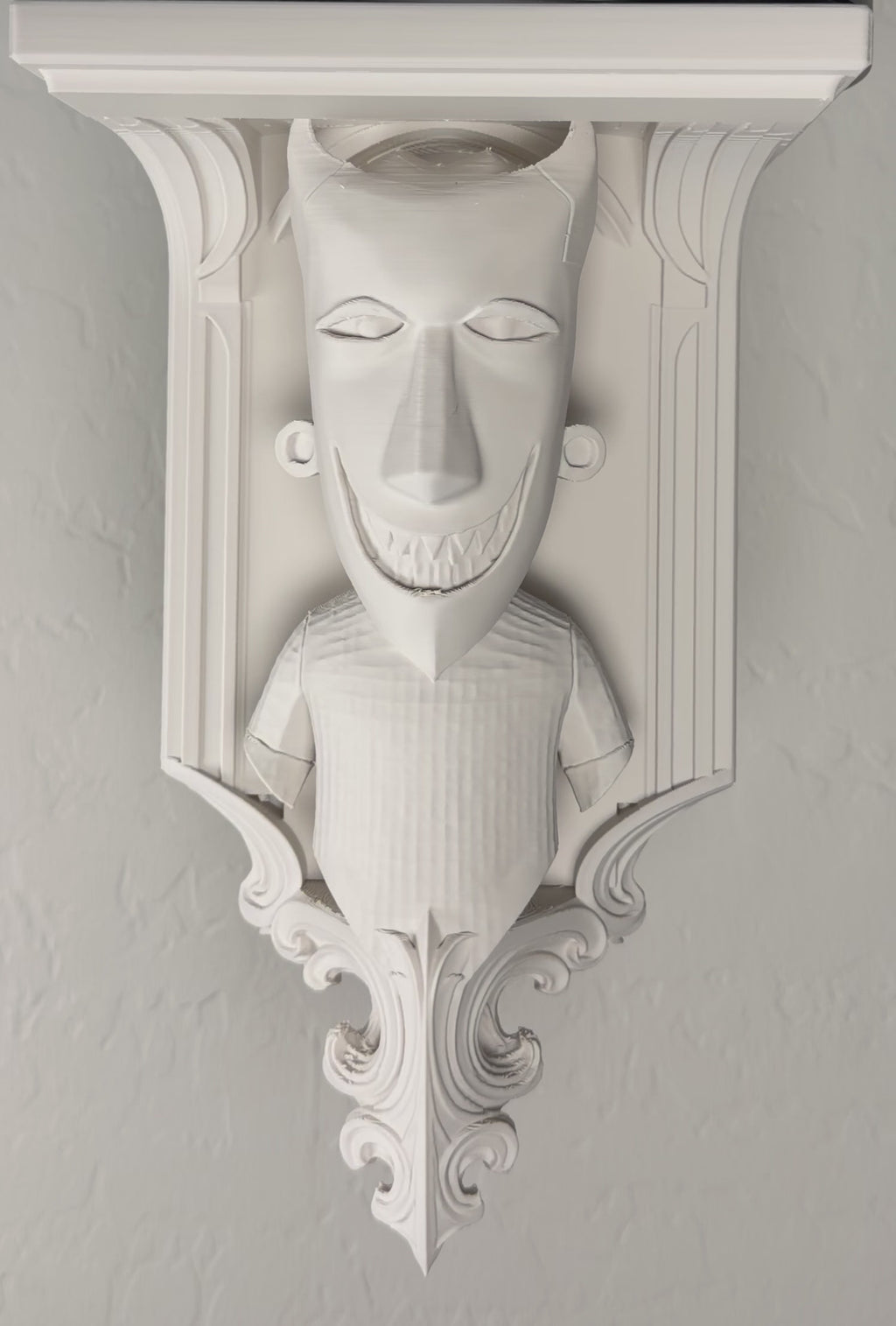 Horror Nightmare Before Christmas Lock 6x5 Top Wall Shelf Collectible