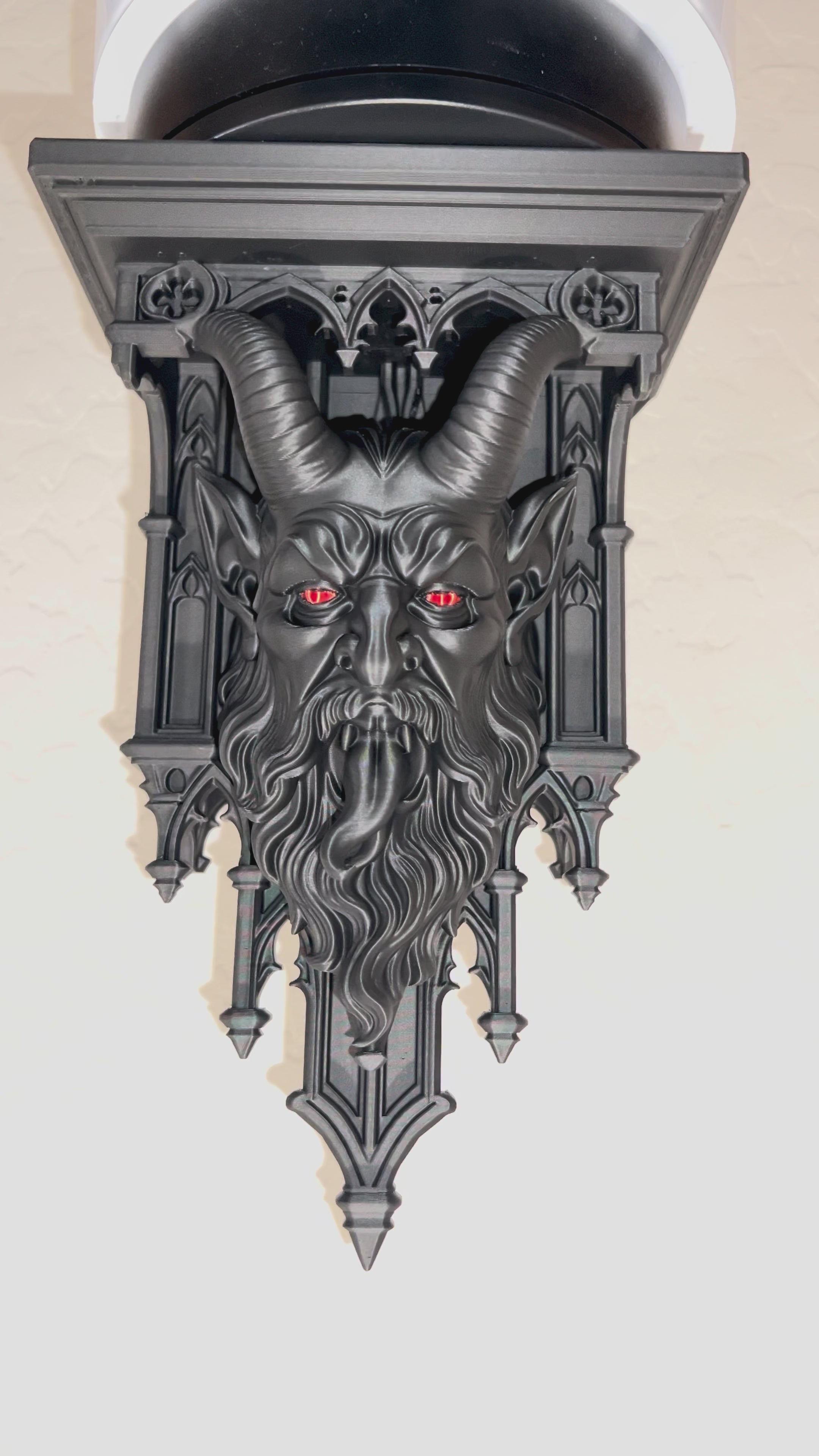 Horror Mythical Krampus 9" 6x5 Top Floating Wall Shelf Collectible