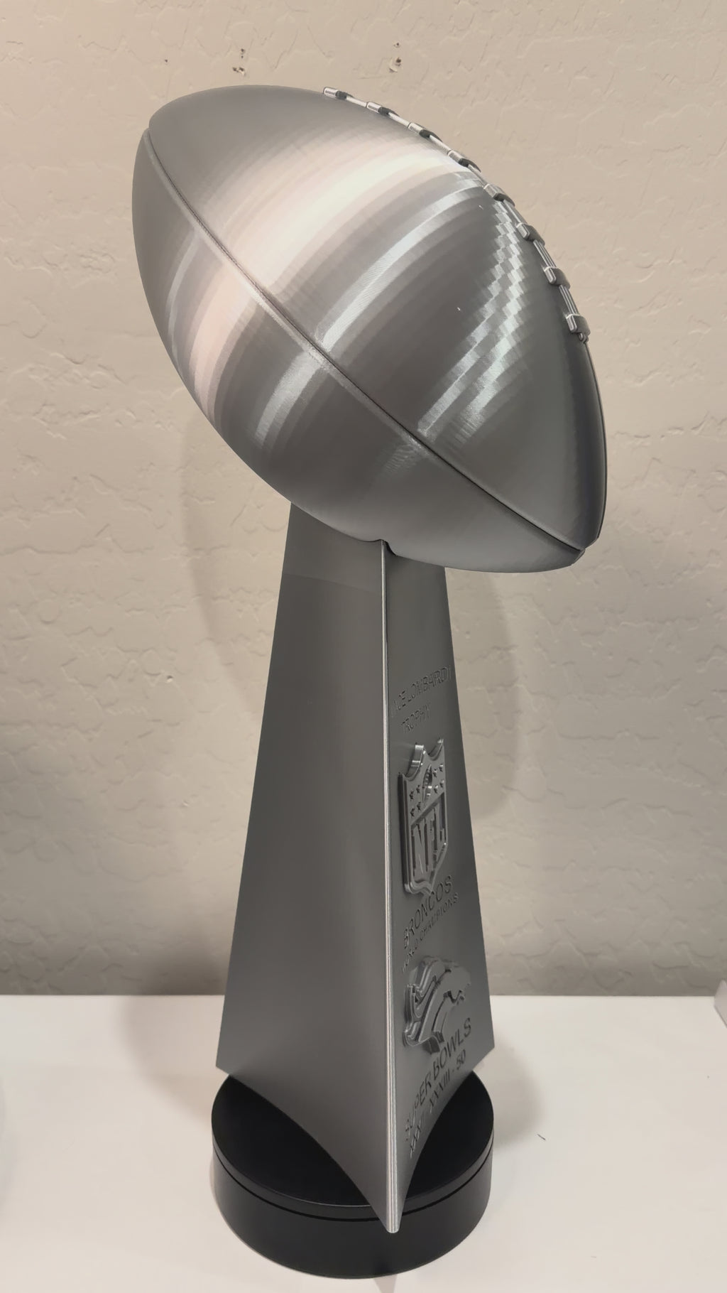 Denver Broncos championship trophy video