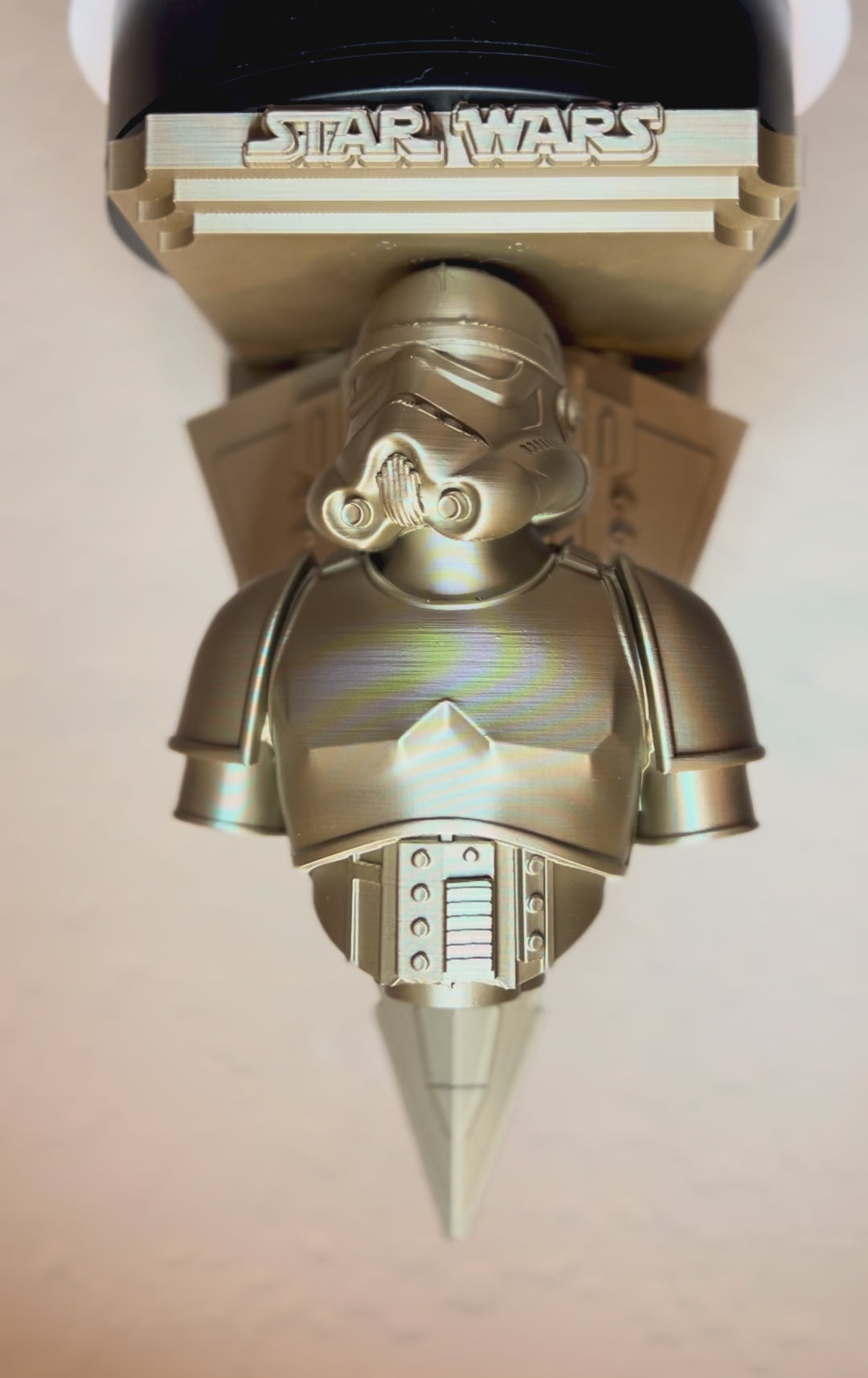 Star Wars -Stormtrooper Star Destroyer Like Floating Wall Shelf Decor Collectible - Multiple Colors