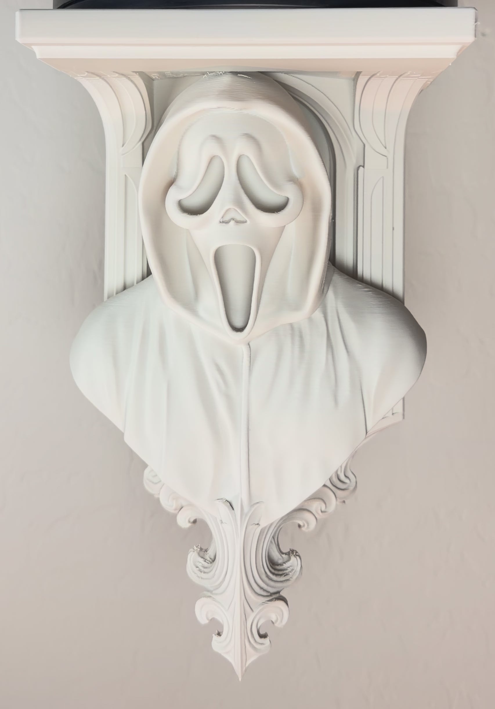 Horror Scream Ghostface Like 6x5 Top Floating Wall Shelf Collectible